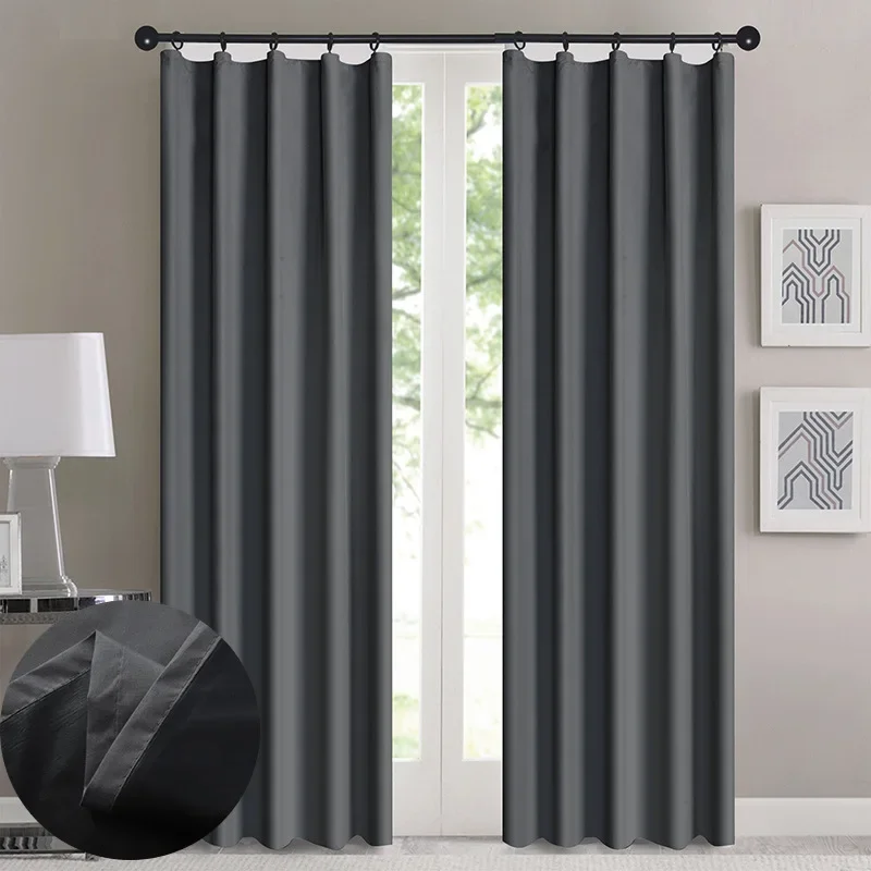 (28) Customized Factory Direct Sales New Full Blackout Curtains