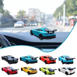 1PC Sports Car Drift Rotating Car Decor Auto Dashboard Turning Racing Model Car Individuality Center Console Decoration