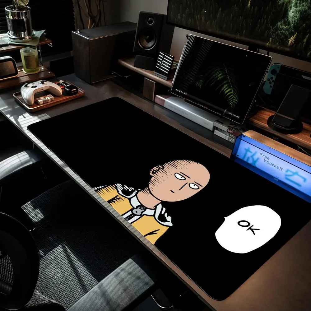 

Коврик для мыши в стиле аниме One Punch Man, коврик для мыши XXL, компьютерные аксессуары, большая клавиатура, коврик для ноутбука, стол, новый продукт, геймерские игры