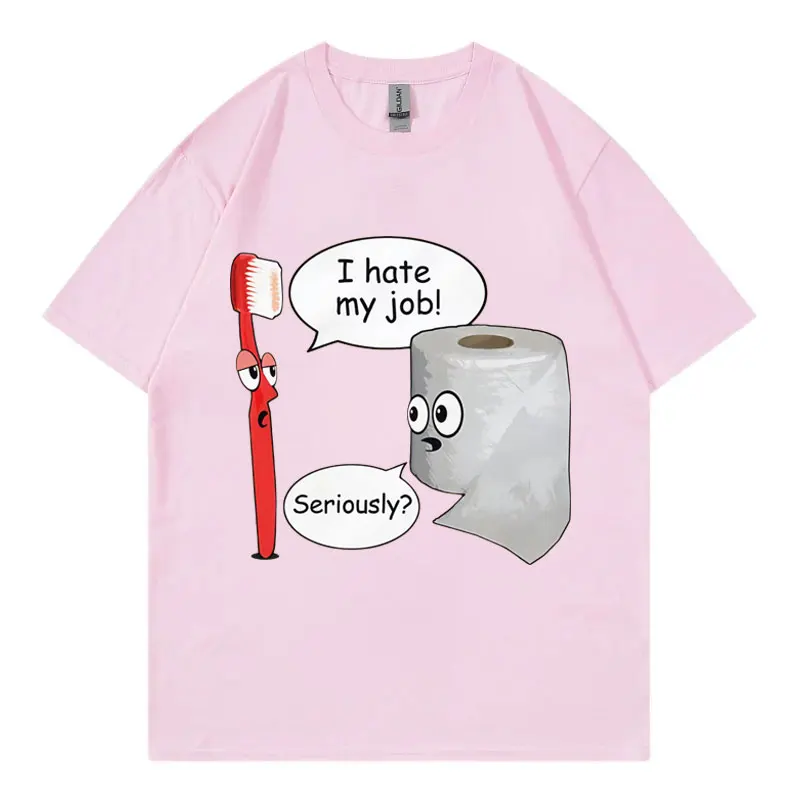 Limited Funny Meme Graphic T Shirts High Street Fashion Trend Short Sleeve T-shirt Men Women Casual Oversized Cotton T-shirts