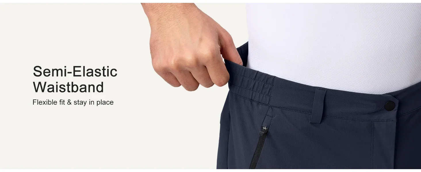 Semi-Elastic Waistband