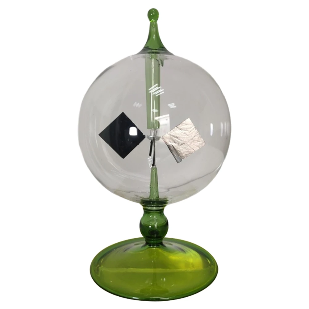 My Home 4 Blades Rotating Glass Windmill Solar Powered Crookes Radiometer Light Mill/Educational Teaching Study Tool