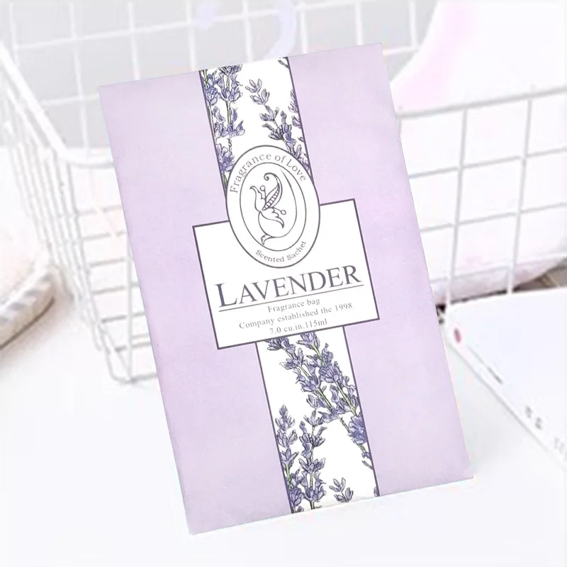 1/2/3/5pcs Wardrobe Scented Sachet Closet Fragrance Sachet Car Air Freshener Smell Sachet Hanging Decor Perfume Lavender Jasmine