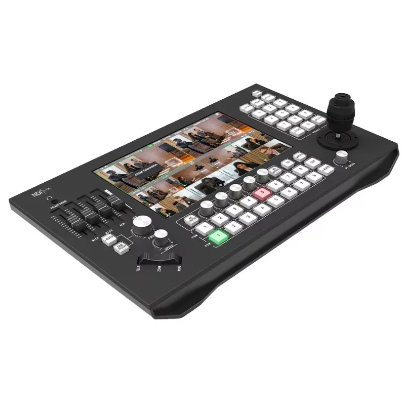Simitie Livestreaming Video Switcher Controller Keyboard 8 Input Video Switcher Live Stream Hdm-i Nd-i Broadcast Consol Switcher