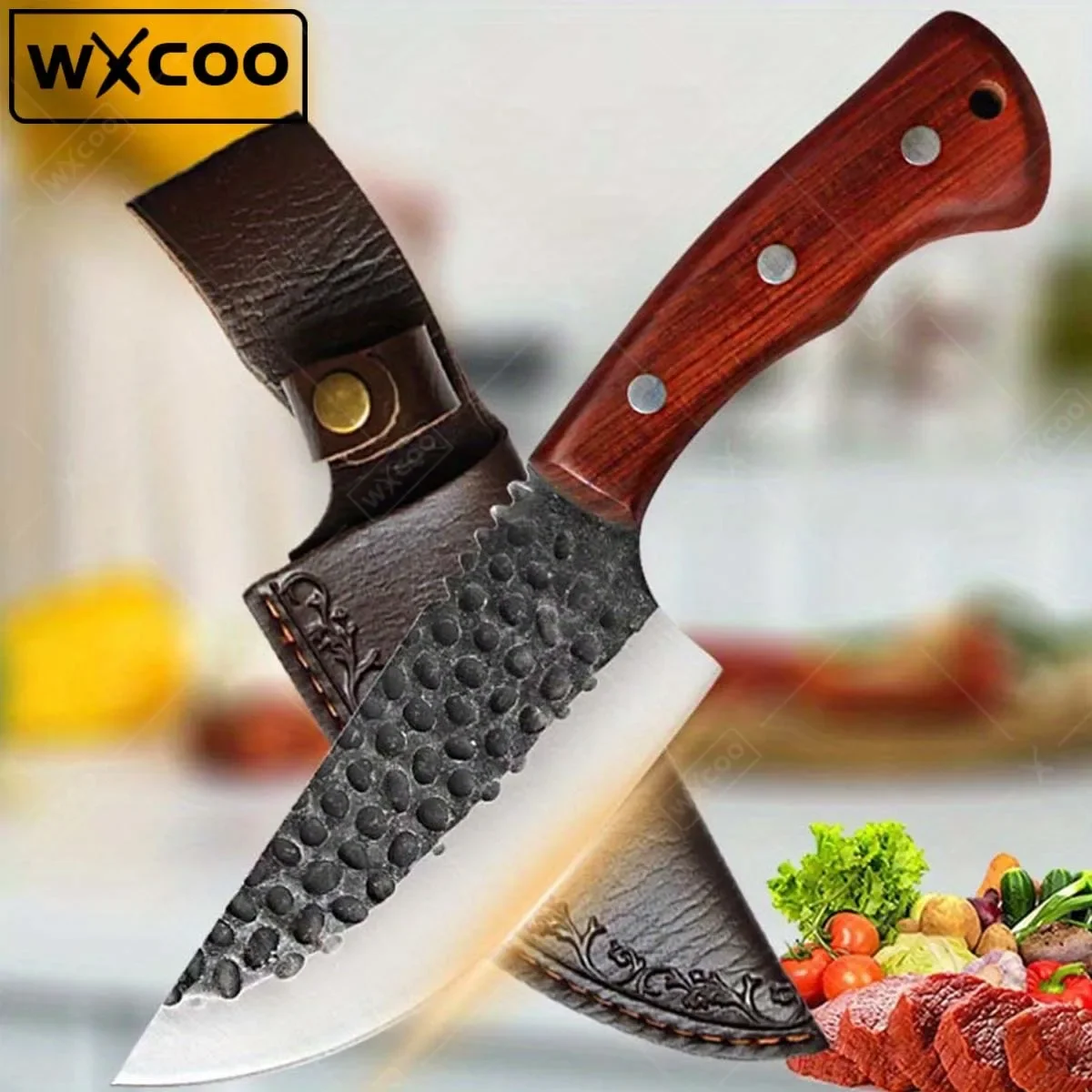 

1 PC Boning Knife Kitchen Knife Multipurpose Knife Meat Cleaver Butcher Knife Fruit Knife Handmade Forged Knife Vegetable Knife