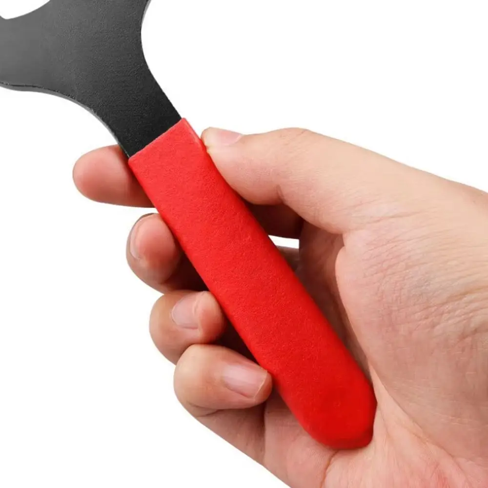 1Pcs Thin Single Open End Wrench 15 Degree Offset Angle 7-32mm Metric U-Shaped Spanner Blackening Flat Head view 5
