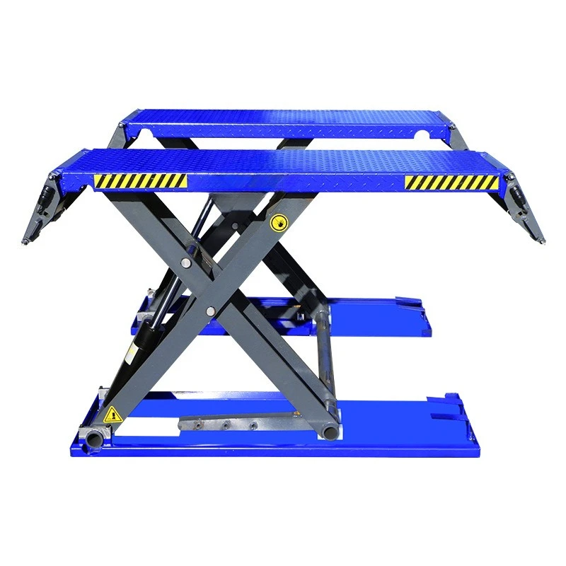 Portable mid-height car scissor lift platform, car lift