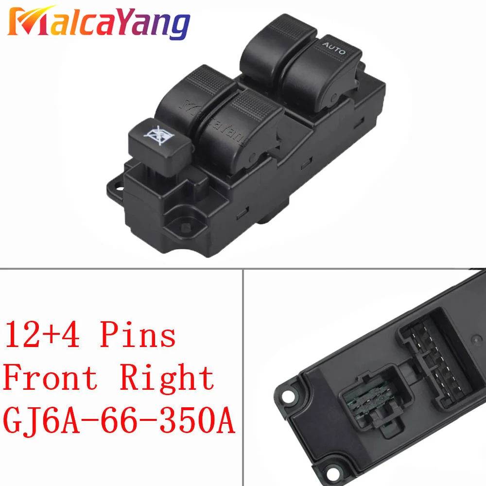 ไฟฟ้าสวิทช์ยกปุ่มสำหรับ Mazda 6 2003-2012 BL4E-66-350A BJ3D-66-350 BJ2G-66-350 BJ3D-66-350