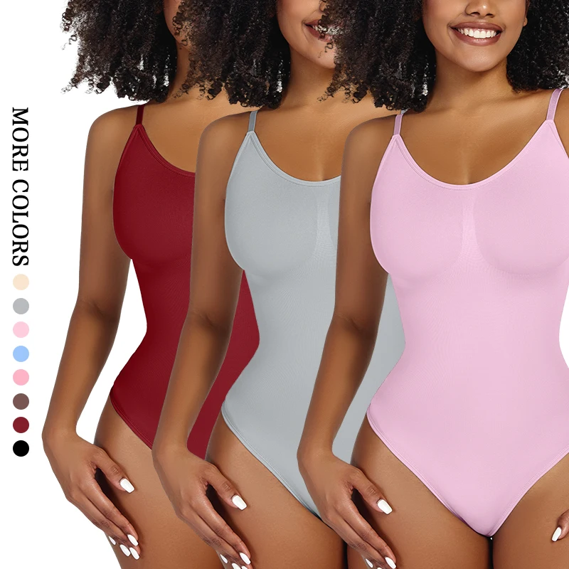 Lissage Shapewear Body pour femmes Faja corps complet Shaper string doux corps façonnage sculptant la poitrine sous-vêtements amincissants