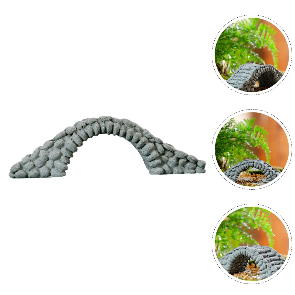 

Miniature Bridge Resin Arch For Bonsai Garden Fish Tank Landscape Diy Decor Garden Bridge Decorative Ornament