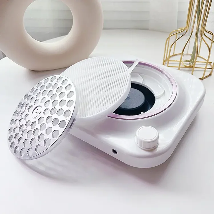 Low Noise 48W Portable Nail Dust Extractor Fan Vacuum Cleaner 4500rpm for Collecting Polish Acrylic