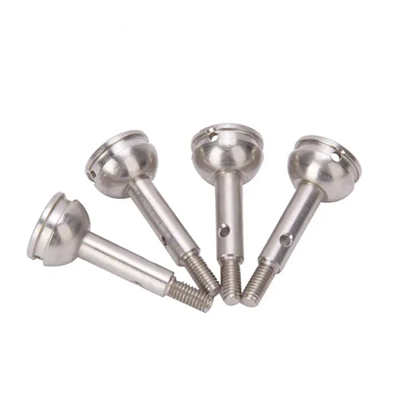 

4pcs High Quality Steel Front/Rear Wheel Axle Replacement Accessories Fit for WLtoys 144001 1/14 RC Drift Racing Car Parts