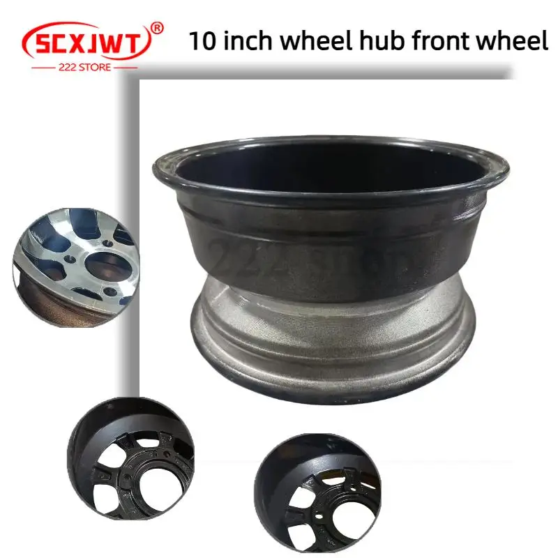 

wheel 10 inch off-road beach bike kart accessories for 23x7-10 aluminum alloy front wheel hub replacement
