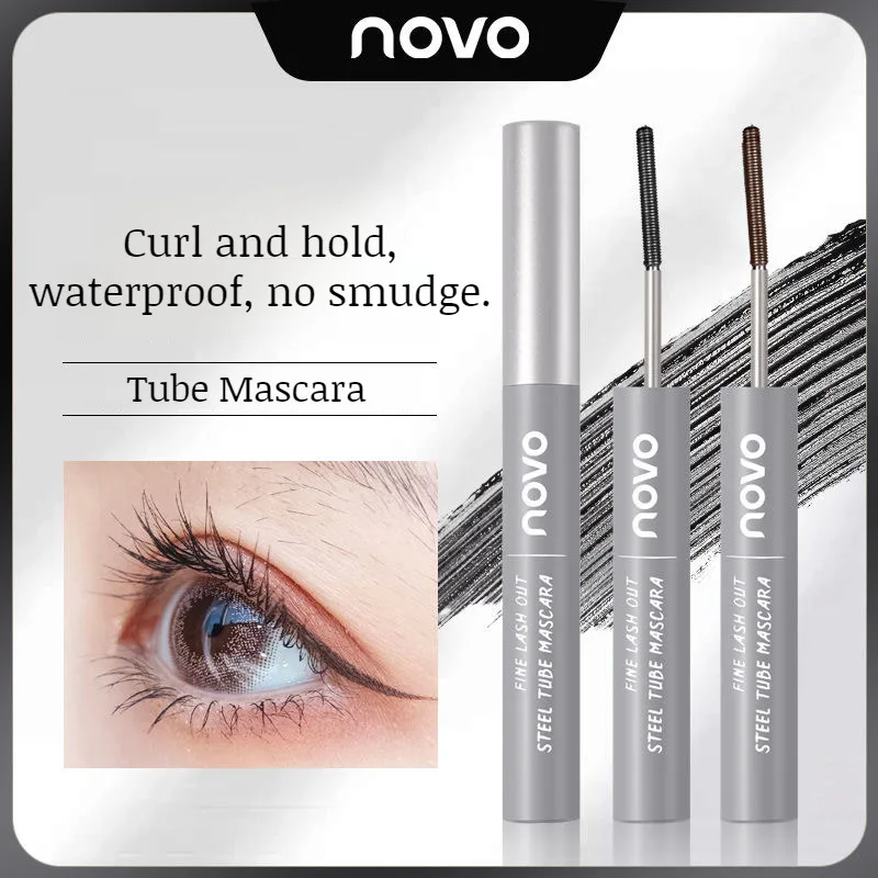 Fine eyelashes steel tube mascara natural three-dimensional curling long and thick quick-drying waterproof not easy to smudge