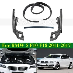 CAPQX Engine Bay Fender Under Hood Rubber Seal Strip For BMW 5 Series F10 F18 2011-2017 Engine Compartment Cover Rubber Strip