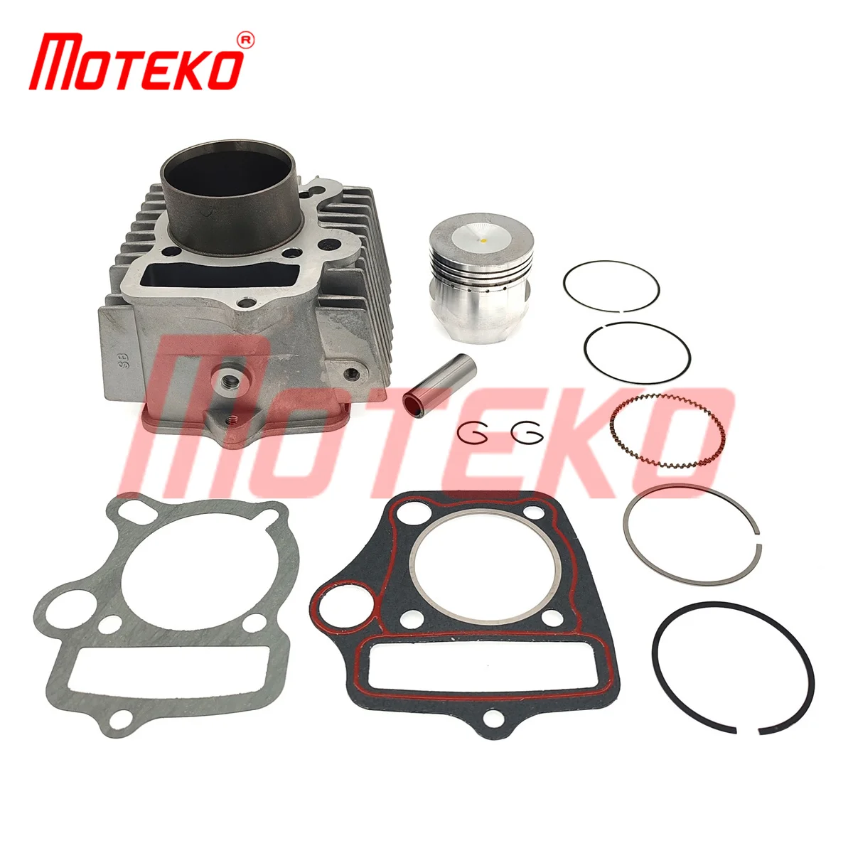 BX19080051 CD100 C100 POP100 50MM CYLINDER AND PISTON KIT WITH 13MM PIN 4T 100CC ENGINE PARTS FOR CUBS ATV CROSS DIRT BIKE