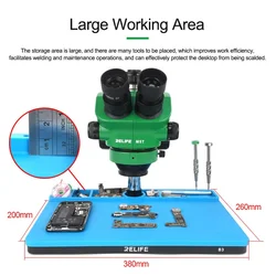RELIFE RL-004I Microscopio B3 Tappetino di riparazione Isolamento Tappetino in silicone ad alta temperatura Tappetino da tavolo per saldatura per stazione di saldatura BGA