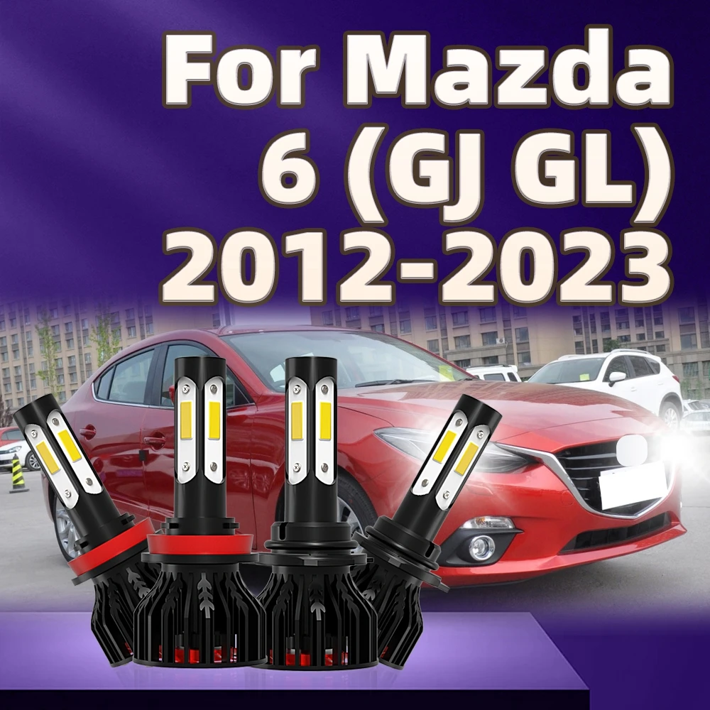 

LED Headlight H11 HB3 Car Bulbs 30000LM Auto Lamp Kit For Mazda 6 GJ GL2012 2013 2014 2015 2016 2017 218 2019 2020 2021 22 2023