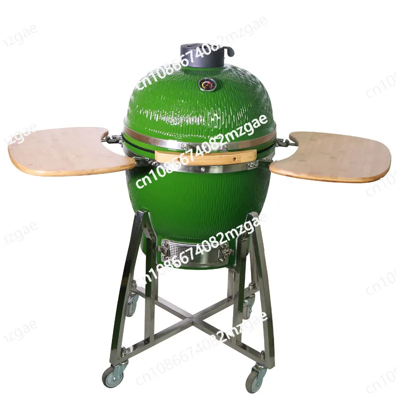 21 Inch Ceramic Grill for Party Pizza Baking Patio Commercial Outdoor Barbecue Cooking System