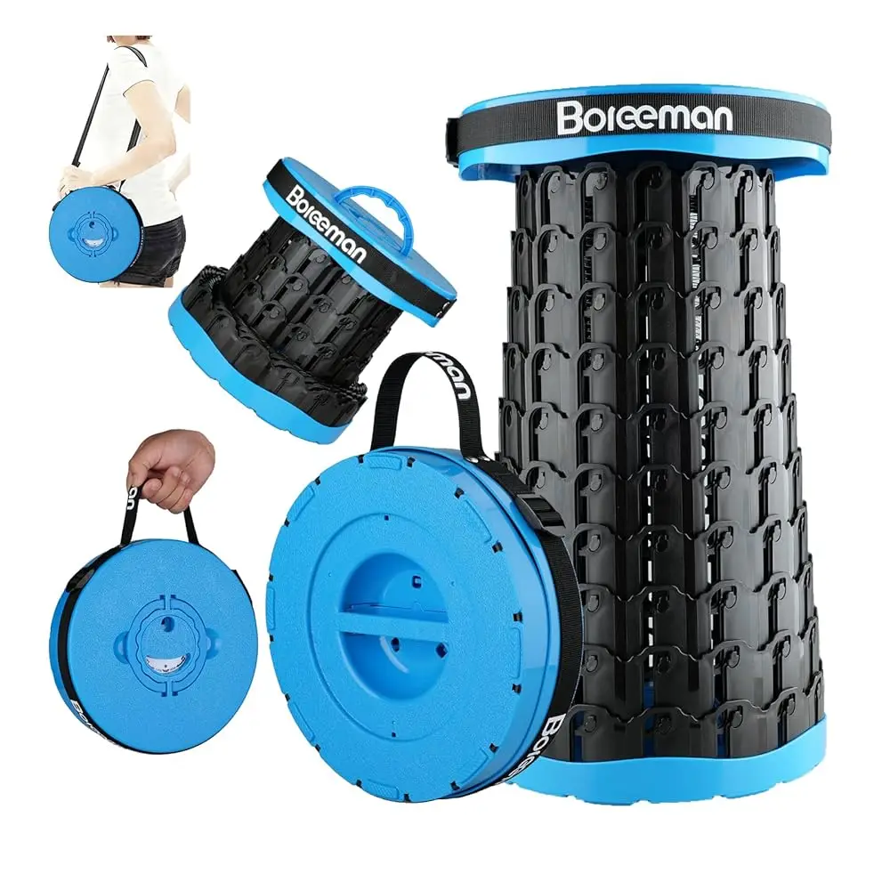 

Обновленный складной табурет 2026 года: легкий, но прочный, выдерживает нагрузку до 800 фунтов, портативный, для кемпинга и рыбалки