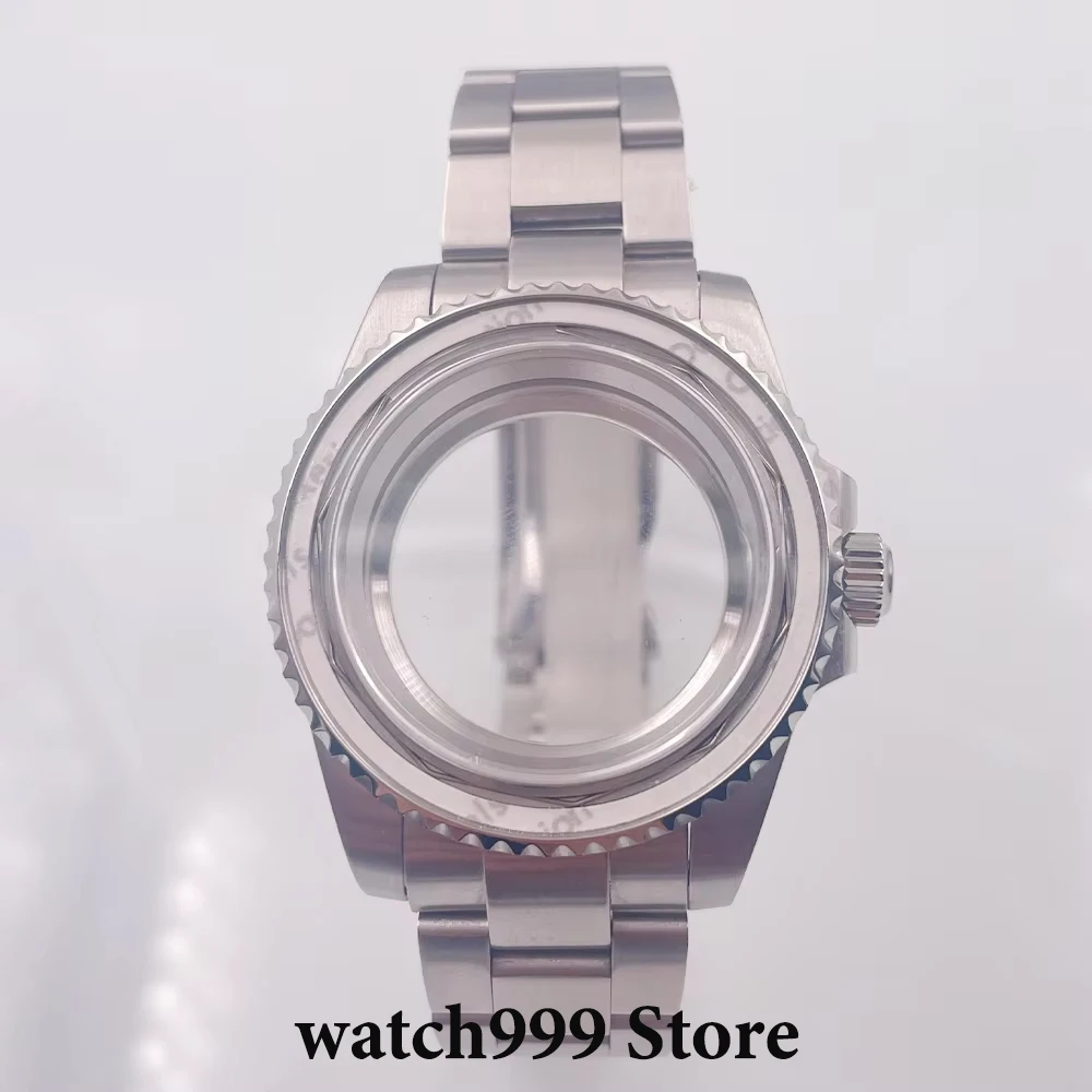

40mm Men's Watch Case 120 clicks Sapphire glass FIT NH34 NH35 NH36 ETA2824 PT5000 ST2130 Miyota 8215 8205 Movement