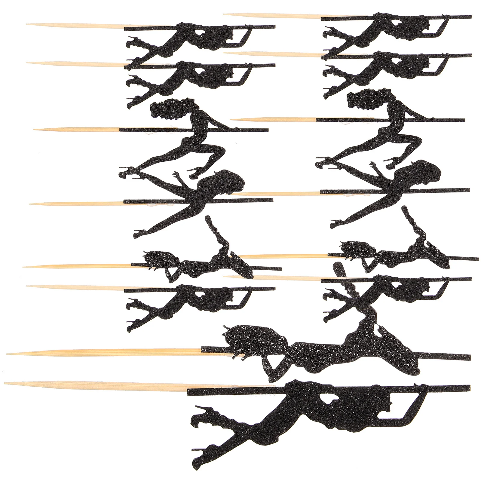 

24 Pcs Bachelor Cake Topper Cupcake Insert Party Supply Stripper Toppers for Men