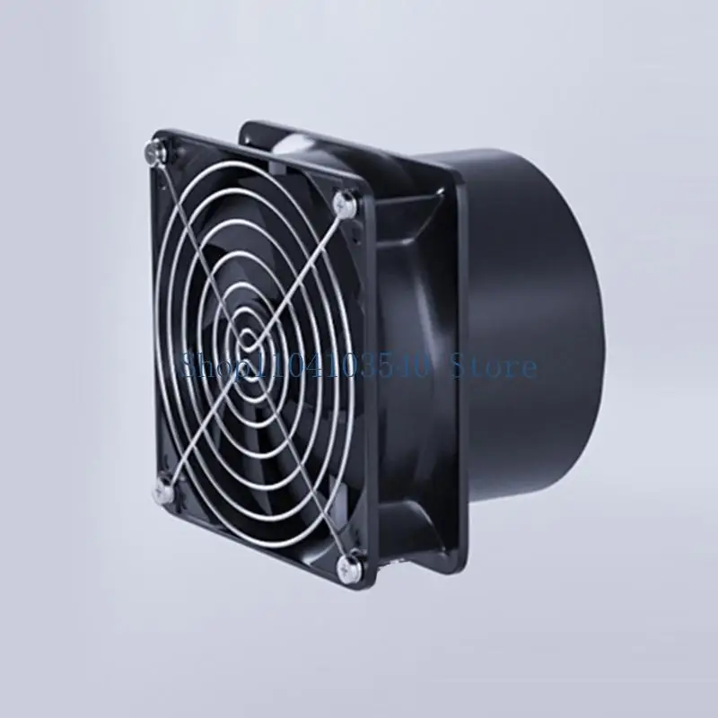 

02DC Bathroom Extractor Fan Ventilation Fan Powerful Exhaust Fan Window Wall Mounted for Kitchen Shower Office Garage