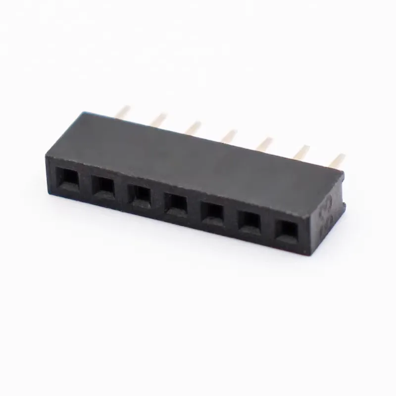 10PCS 2.0mm Female Single Row Pin Header 2/3/4/5/6/7/8/9/10/11/12/13/14/15/16/20/40P 2.0 Stright Pin Strip PCB Connector