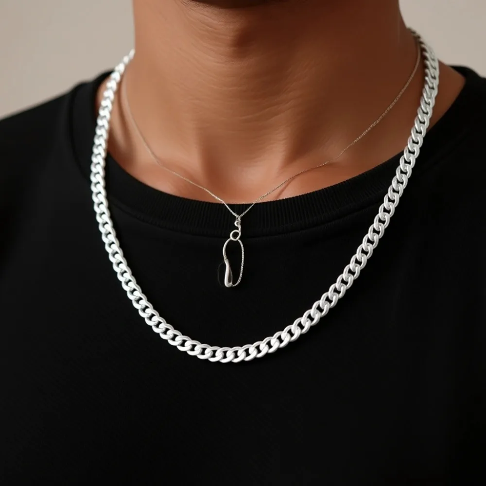 

Мужская цепочка Cuban Link с алмазной огранкой из стерлингового серебра 925 пробы, 35, 5, 7 мм, 18, 20, 22, 24, 26 дюймов