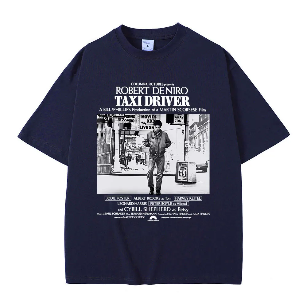 محدودة الكلاسيكية الرعب فيلم الإثارة سيارة أجرة سائق روبرت دي نيرو الجرافيك تي شيرت الرجال النساء عادية القطن خمر تي شيرت