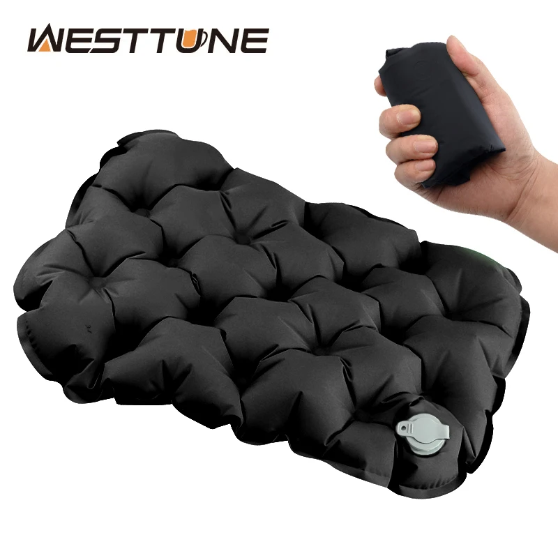 WESTTUNE Inflatable Mattress for Sitting Outdoor Ultralight Seat Cushion Camping Sitting Pad Air Mat for Hiking Backpacking