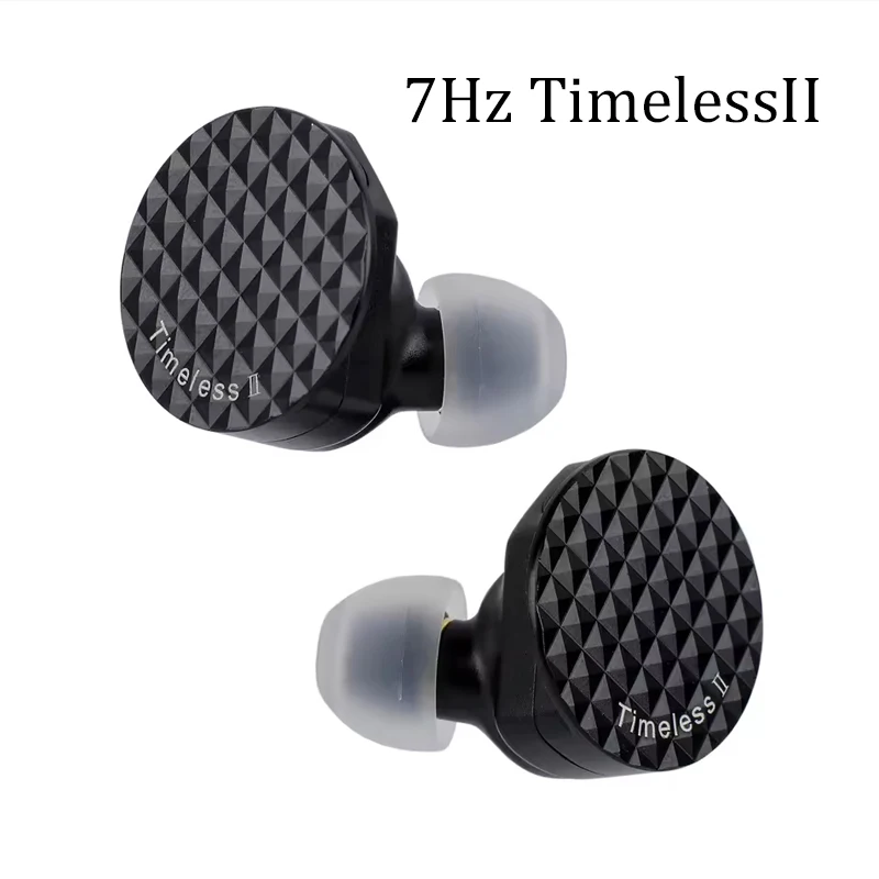 

7 Гц TimelessII Модернизированный плоский магнитный драйвер 14,5 мм IEM Hi-Fi Проводные наушники с настраиваемой насадкой Кабель 7N OCC