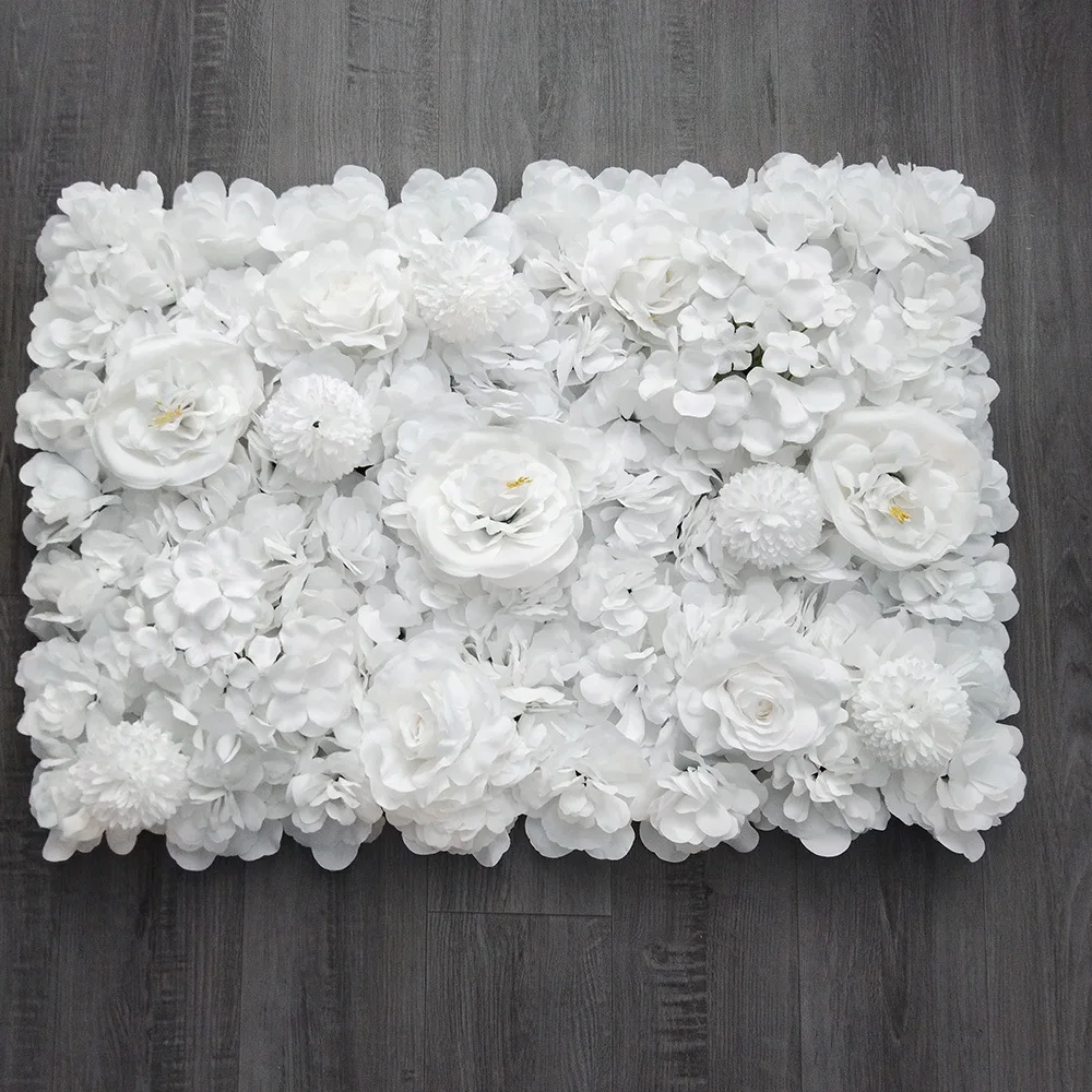 

Wedding Decor Artificial Flower Wall Christmas Home Background Decor Handmade Flower Board Flower Party Bedroom Backdrop 60x40cm