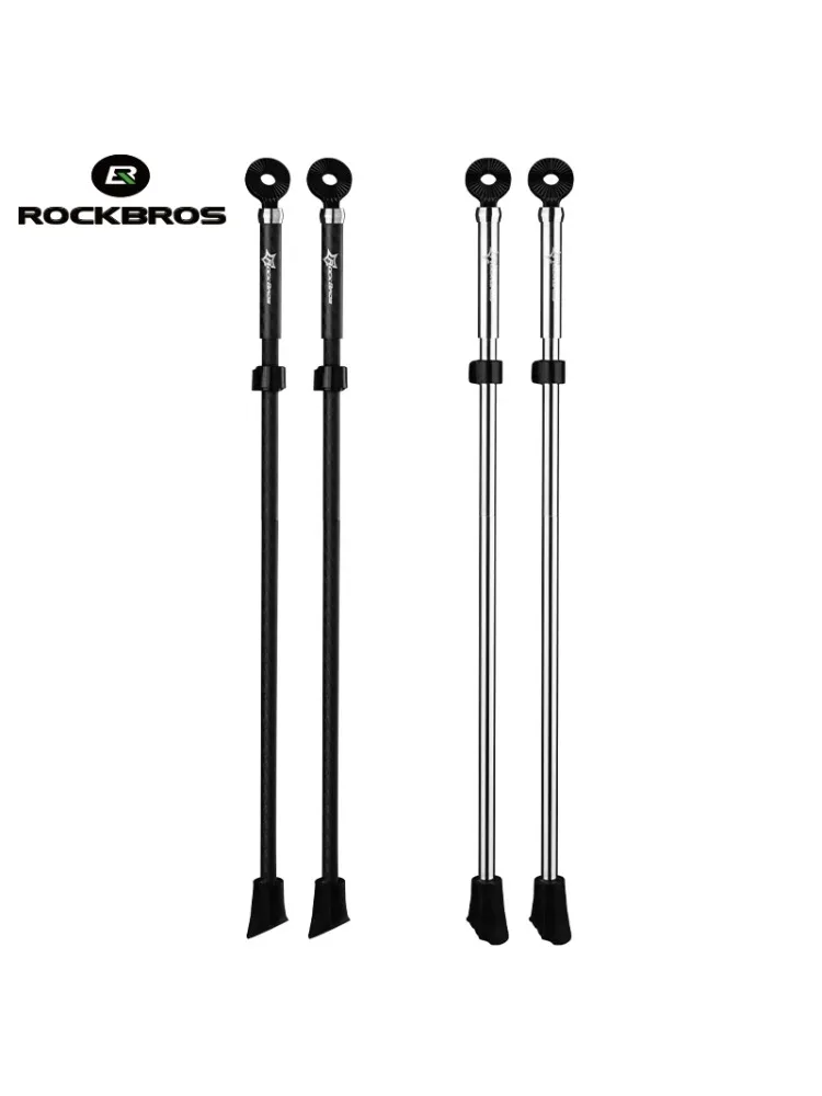 AliExpress ROCKBROS MTB Cycling Bike Bicycle Adjustable Anti-skid Kickstand Carbon Parking Rack Stand Foot Support Bike Bicycle Accessories