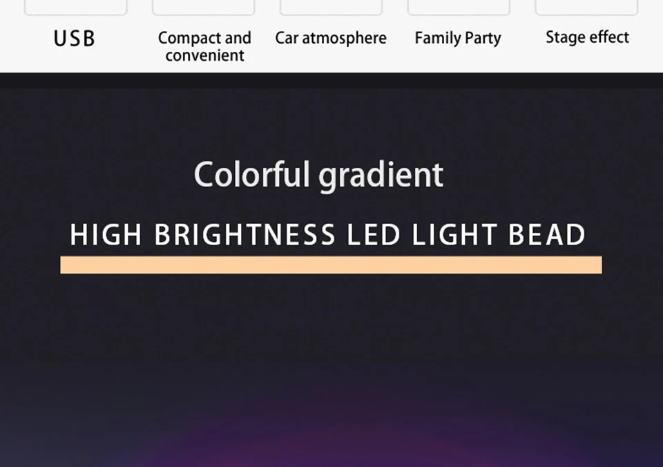 USB LED Sunset Lamp Projector Night Light Golden Hour Photography Wall Decor Living Room Bedroom Home Atmosphere Ambient Light