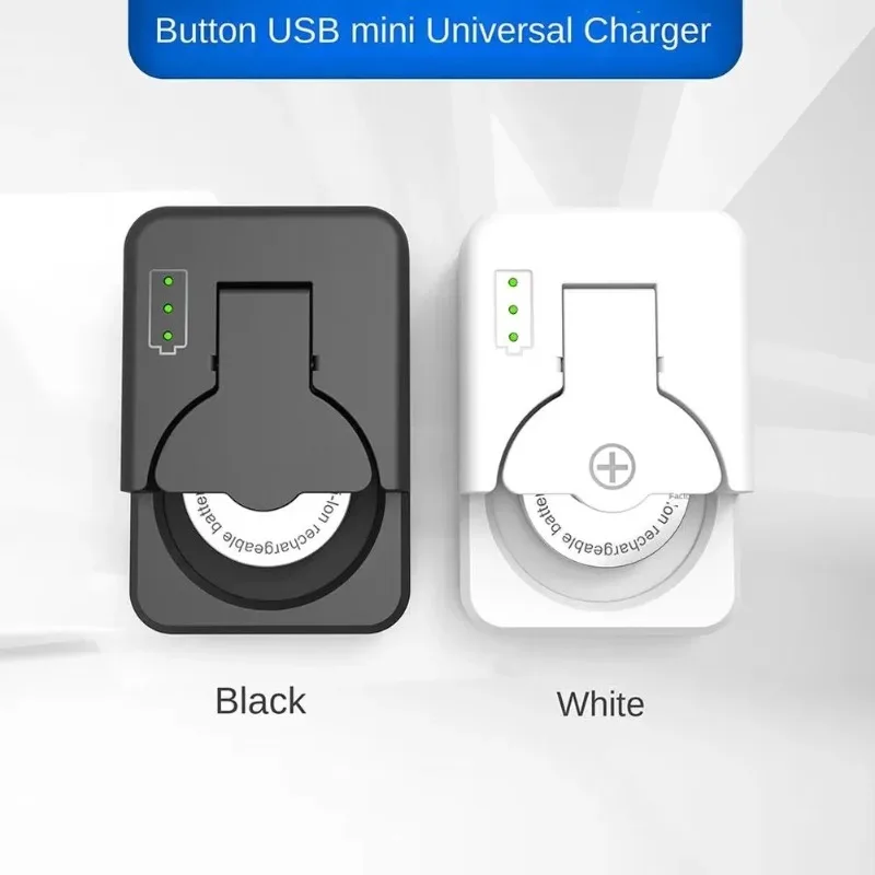 Universal Button Coin Cell Charger 4.2V Portable Charging Device Compatible LIR2032 LIR2450 Rechargeable Lithium Coin Batteries view 4