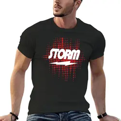 T-shirt Storm Bowling pour homme, chemisier court, nouveau