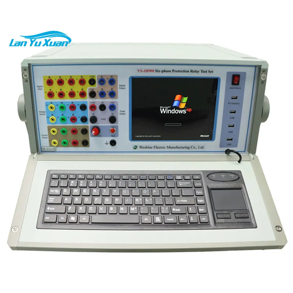 One Stop Solution Simplify Tasks 3 & 6 Phase Secondary Injection Tester Universal Protection Relay Test Kit Set