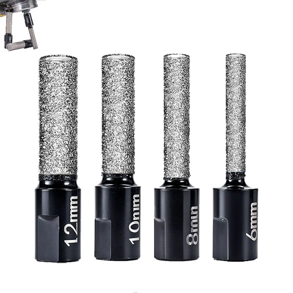 

M10 Алмазная пайка для подводного шлифовального круга 6-12 мм Угловая шлифовальная машина Сухое сверление Сверла для плитки Отверстия для отверстий