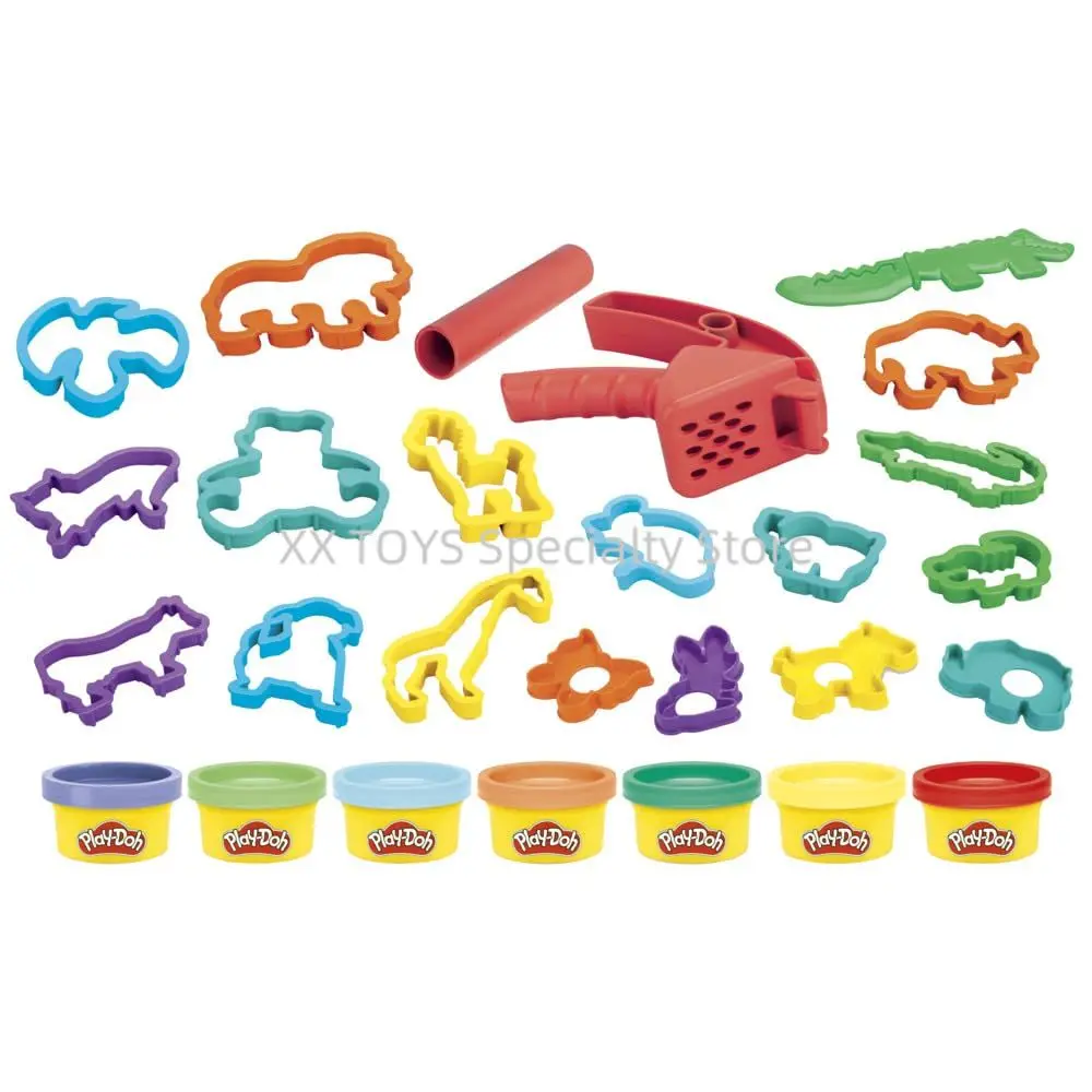 Hasbro Play-Doh Creative Creations Set Imagine Animals Imagine Shapes Set with 20 Tools Kids Children's Creative Preschool Toys