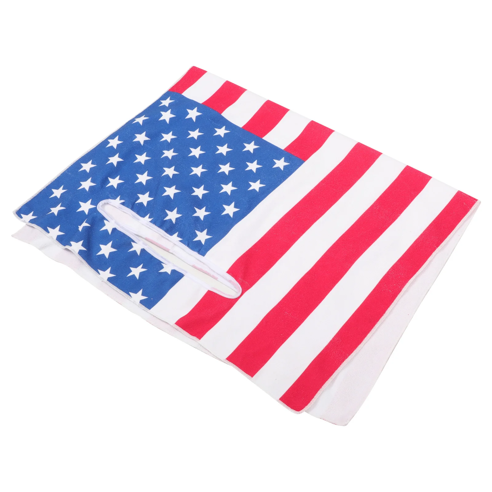 

Golf Cart Seat Blanket Soft Washable Fabric Comfortable For Two Passengers National Flag Design Durable Seat Cover For