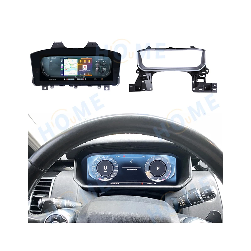 

12.3 Inch Digital Cluster LCD Dashboard for Land Rover Discovery 5 2017-2021 Instrument Panel Speedometer Retrofit