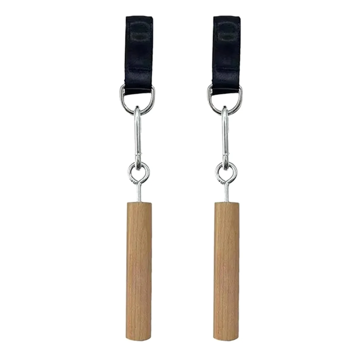 ABME Wooden Handle Pull Up Ball Grip Finger Strengthener Exerciser Arm Muscle Strength Workout Climbing Fitness Accessories A