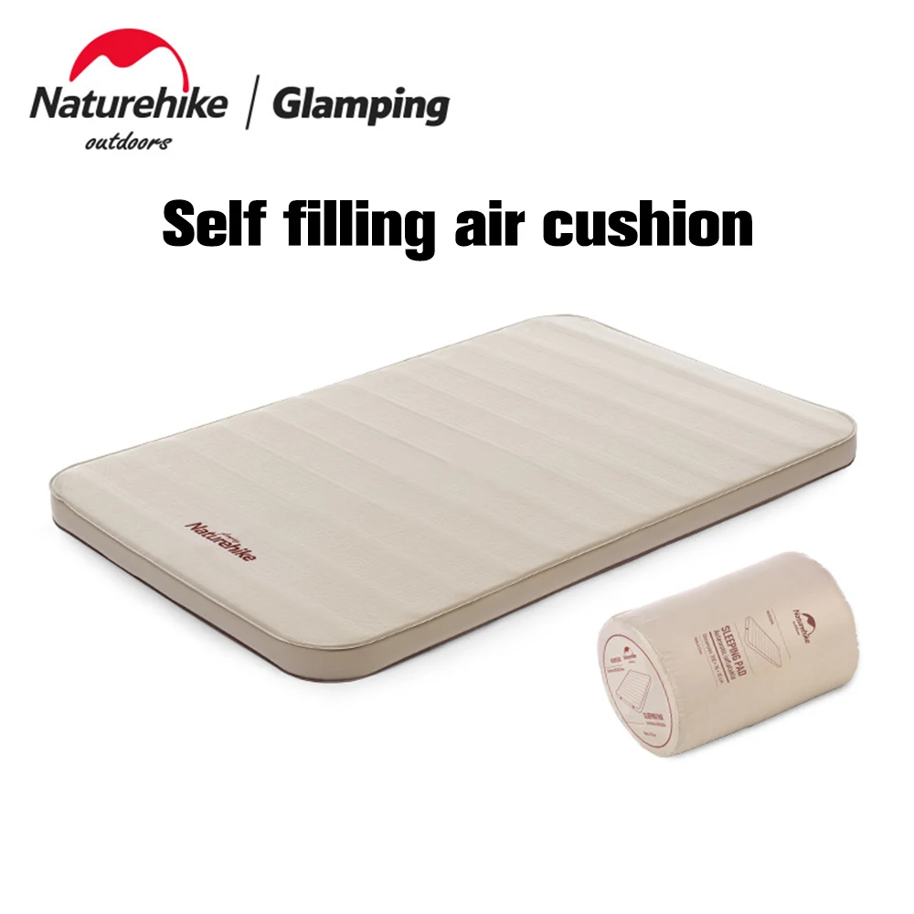 

Naturehike Self-Inflatable Sponge Air Cushion,Outdoor Camping Single/Double Pad,Portable Moisture-Proof Mat Inflatable Mattress