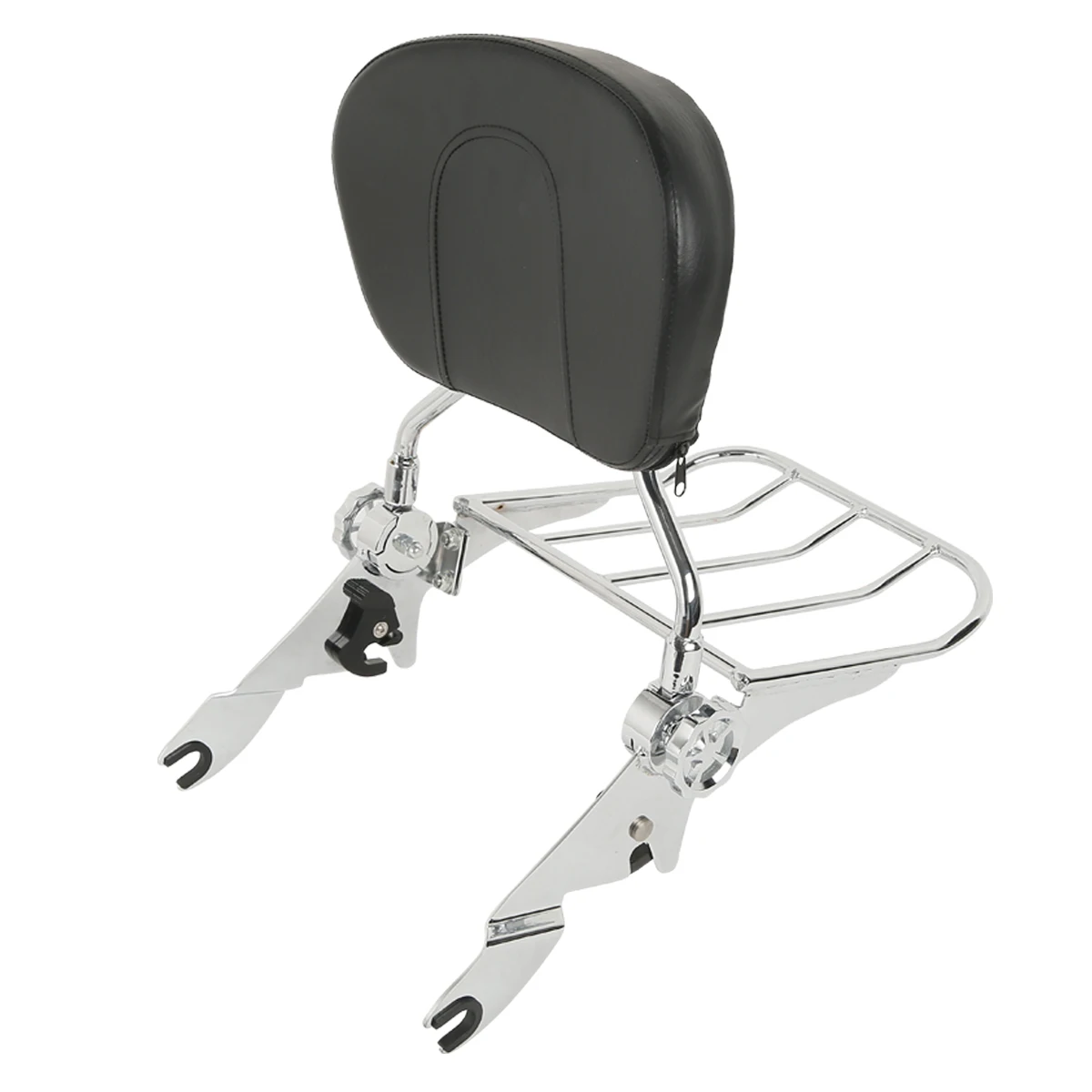 Motorcycle Backrest Sissy bar Docking Hardware For Harley Touring Electra Glide Ultra Classic Road Street Glide 2009-2013 2012