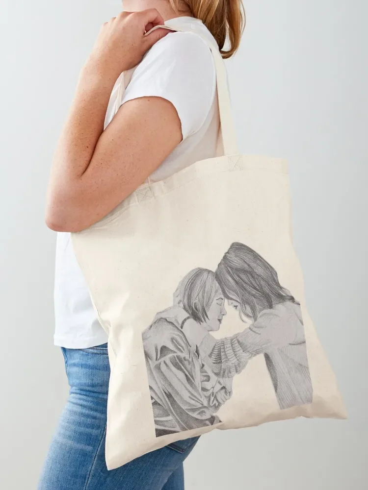 

Tess and Vic Owen Forehead Touch Tote Bag bag for beach women bag custom bags