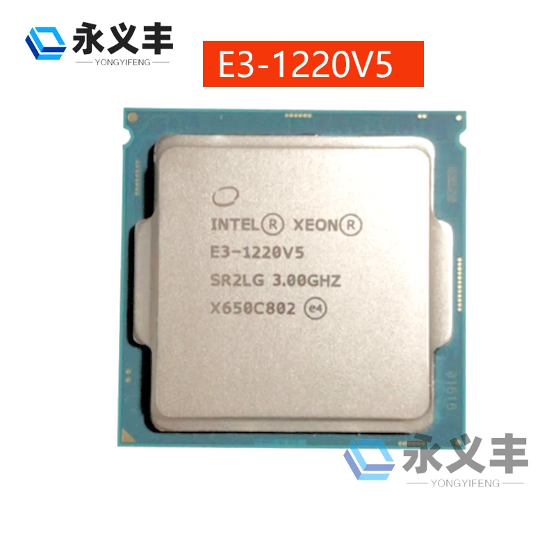 Intel Xeon E3 1220V5 E3 1220 V5 E31220V5 3GHz 8MB 4-core LGA 1151 CPU Processor E3-1220V5  Original genuine