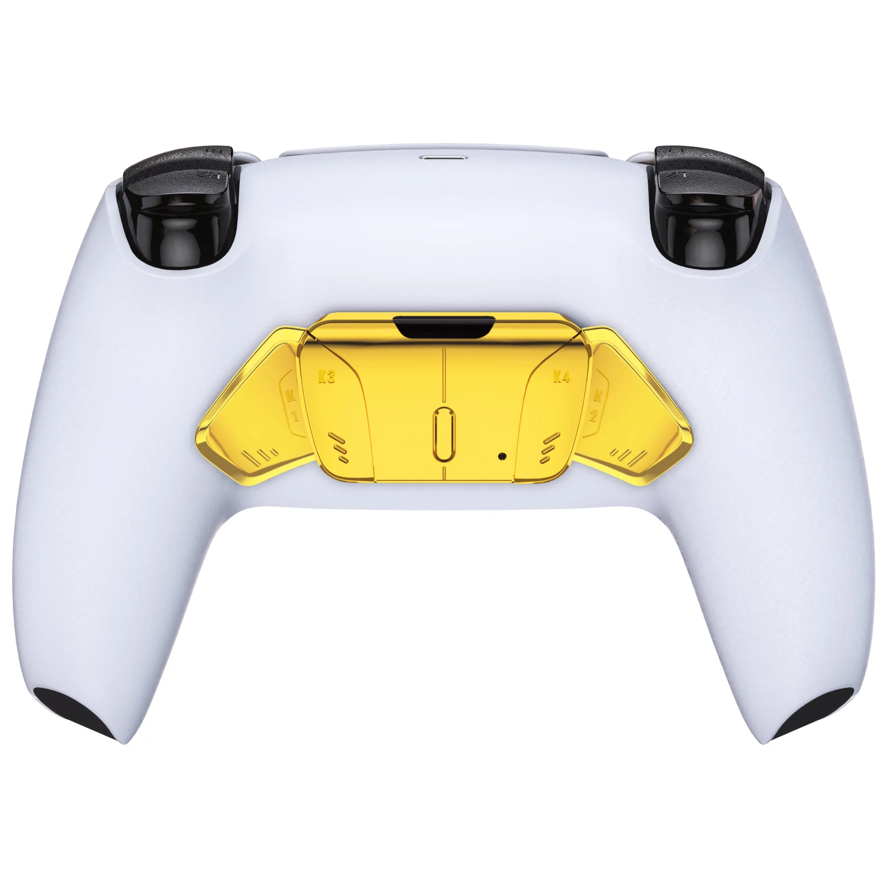 eXtremeRate Replacement Redesigned K1 K2 K3 K4 Back Buttons Housing Shell for ps5 Controller, RISE4 Remap Kit - 19 colors