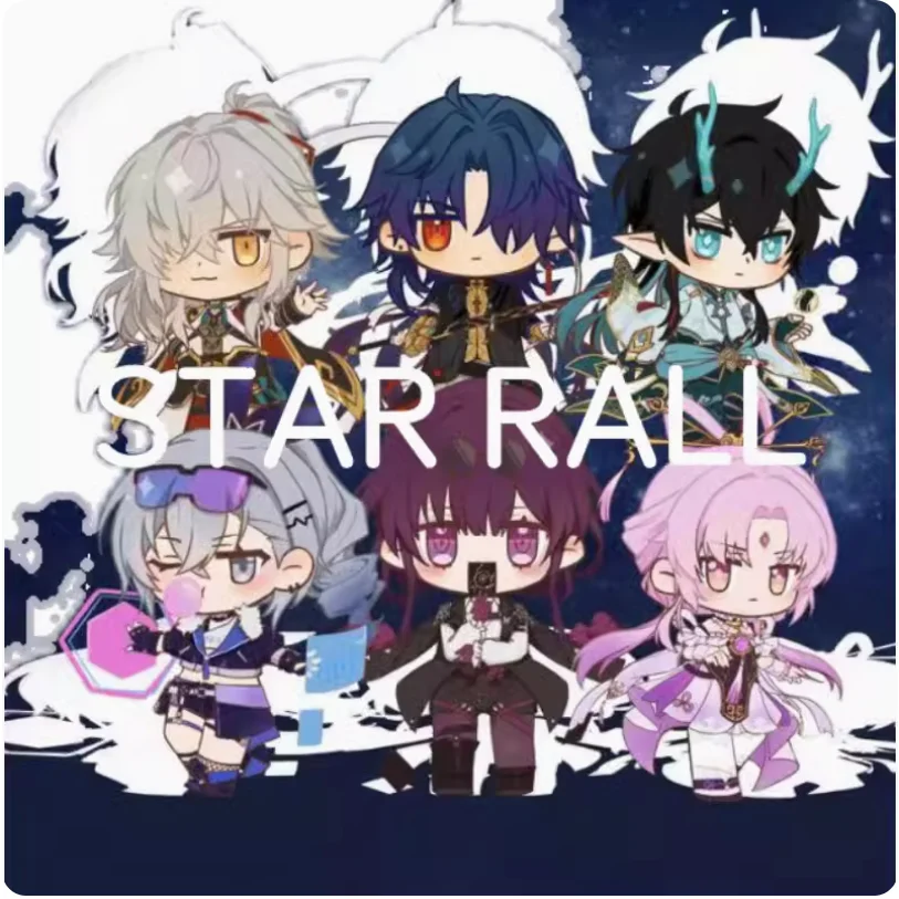 

2024 Anime Honkai: Star Rail Cartoon Figure Kafka Luocha Seele Jing Yuan Fu Xuan Little Stand Card Phone Strap Pendant Keychain