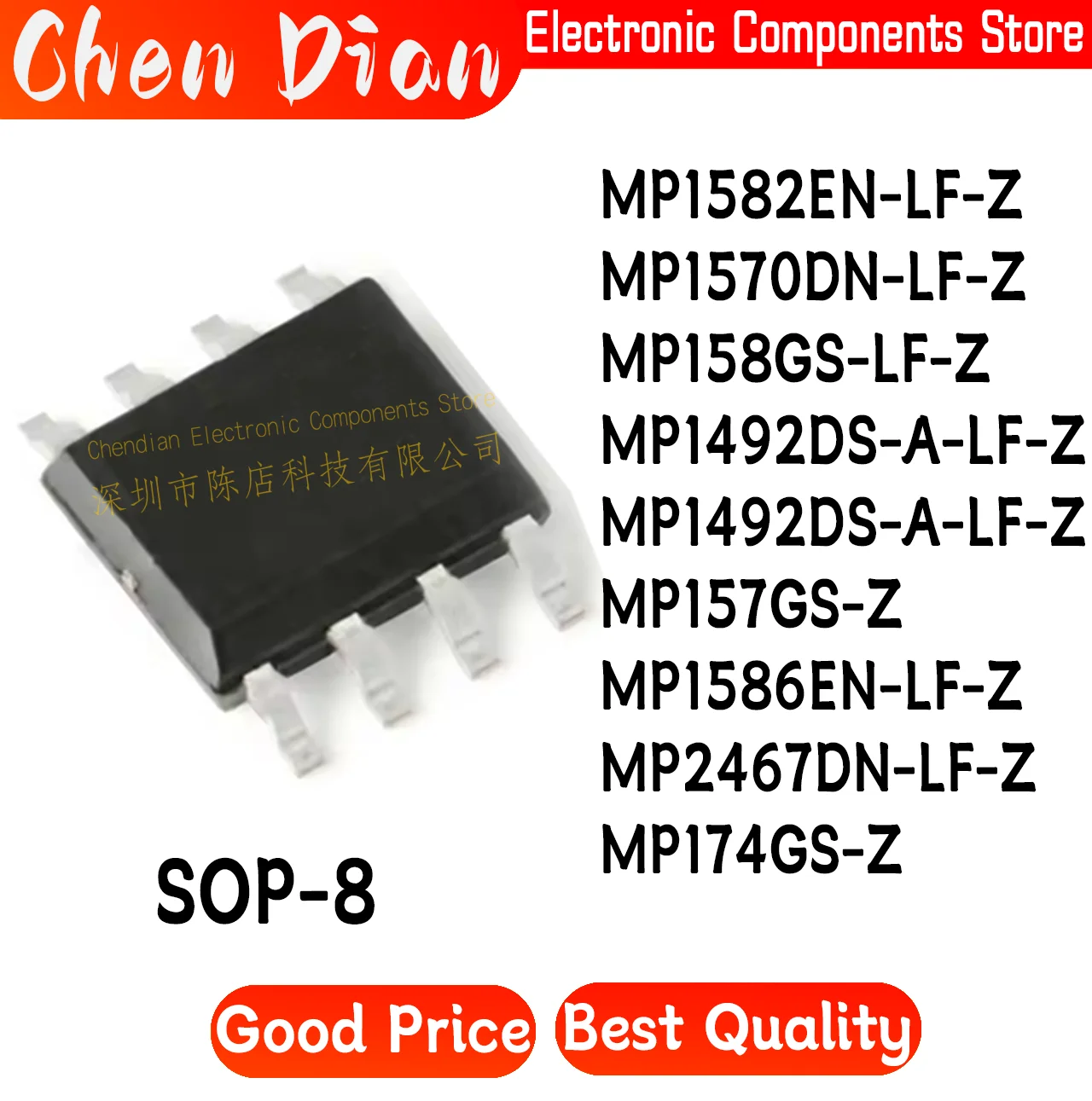 

MP1582EN-LF-Z MP1570DN MP158GS MP1492DS-A MP1492DS MP157GS MP1586EN MP2467DN MP174GS SOP-8 New Original Genuine